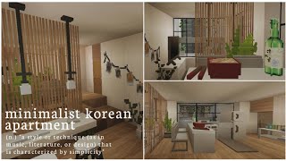 build with me  ˎˊ minimalist korean apartment | minecraft pe vlog + tour | 1k subs special~~♡