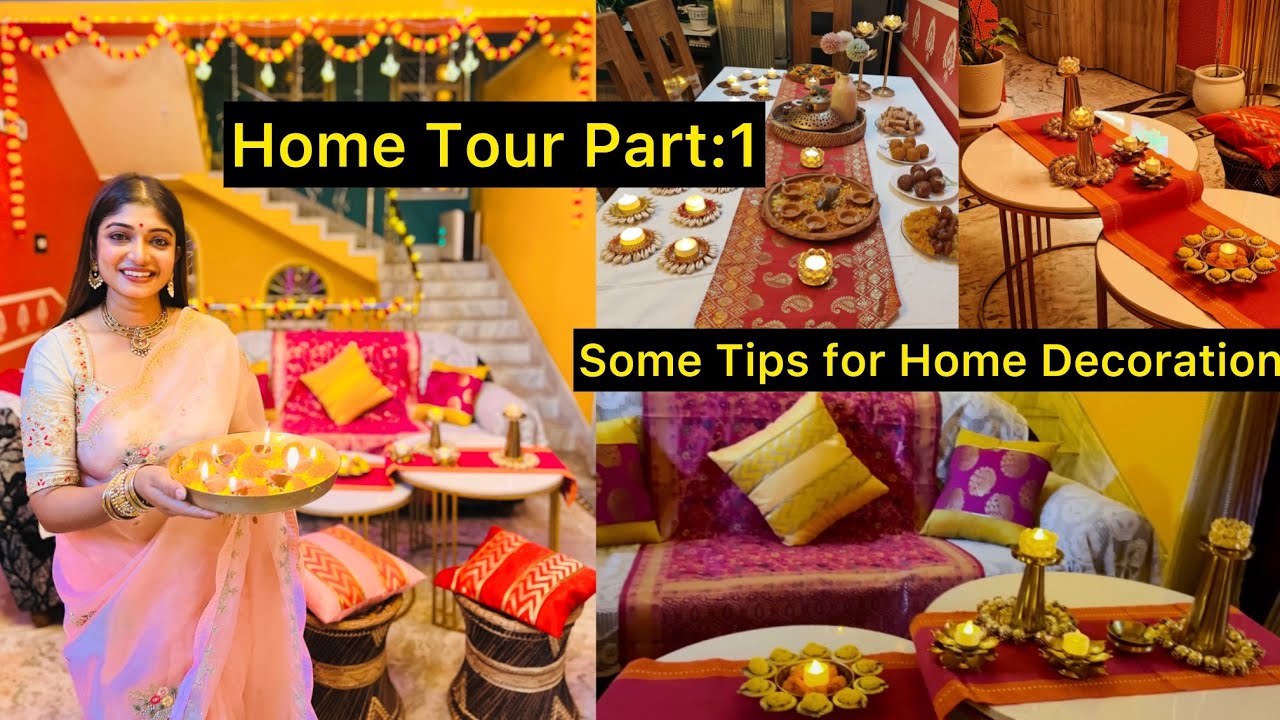 নববধূর সাজে সেজে উঠল আমাদের ছোট্ট বাড়িটি🪔অন্দরমহলের চালচিত্র শেয়ার করলাম🎉with Some Decoration Tips