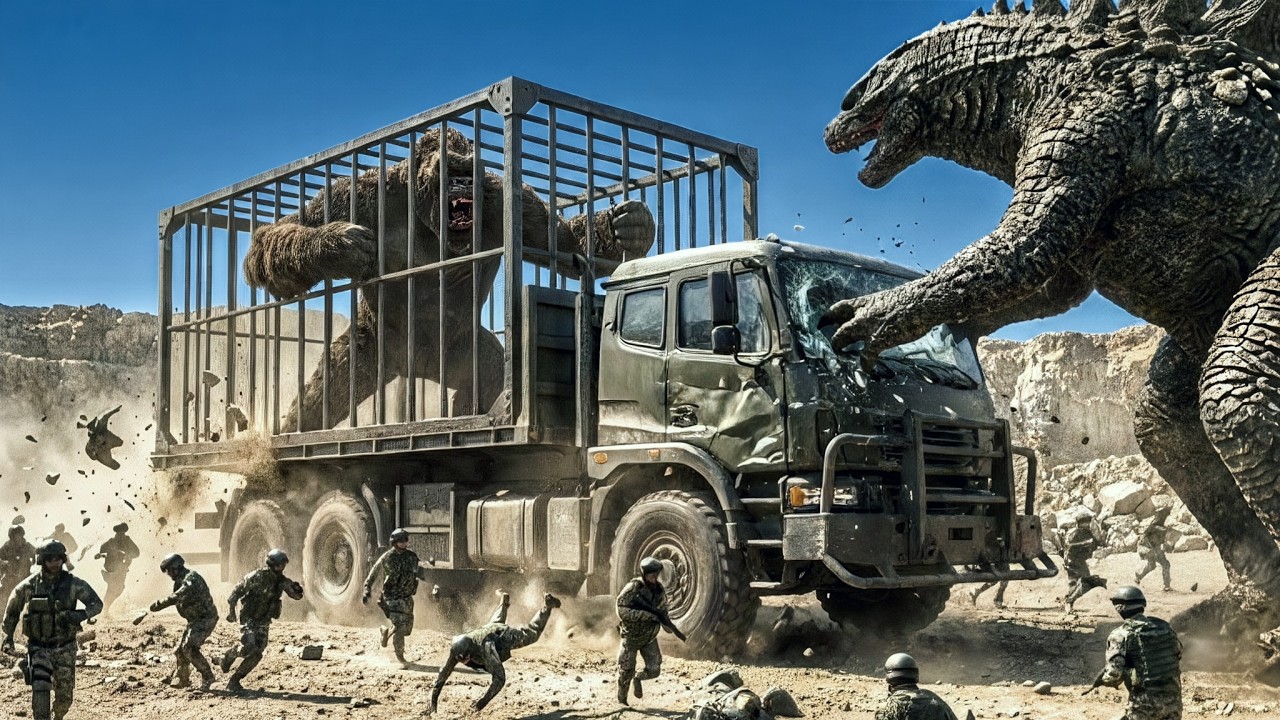 Jab Ek Normal Gorilla Experiment Se Giant Monster Ban Gaya ( RAMPAGE Movie Explained in Hindi/Urdu