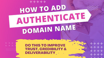How To Verify Email Domain | Authenticate & Verify Your Domain In MailerLite