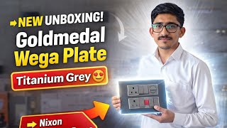 👉 Goldmedal Wega Plate Titanium Grey Unboxing 🔥 Nixon Switches Full Demo | Best Modular Switch?