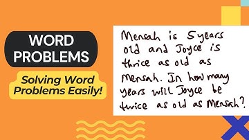 Solving Word Problems