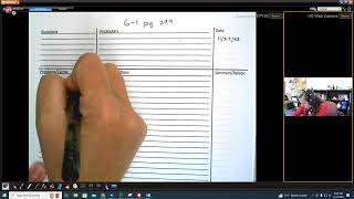Algebra 2 Notes for 6-1, 6-2 Week 18