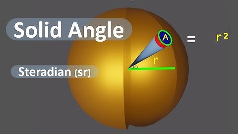Steradian | Solid Angle | Steradian physics class 11 | symbol of steradian