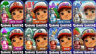 SUBWAY SURFERS: MUMBAI, SUBWAY CITY X MAS, OXFORD, UNDER WATER, EDINBURGH, HAUNTED HOOD, NORTH POLE,