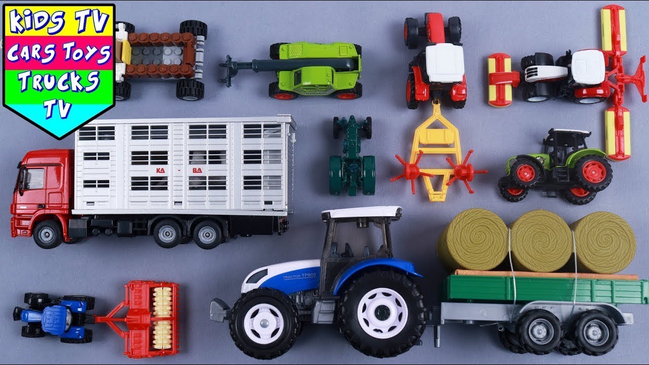 Learn Farm Vehicles Names With Toys For Kids + More Educational Videos