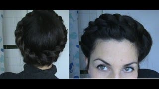 HOTD#6 Halo braid with a twist tutorial (how to halo plait easy updo hairstyle ) - Vintagious
Join me on facebook
http://www.facebook.com/pages/Natalie-oakoscar100/177520052381134?ref=stream
and twitter!
http://twitter.com/oakoscar100
☆ Same effect as French or dutch halo braid but a simpler version for those who havent perfected the braided version.
☆ Beautiful for formal or casual events or days
☆ Totally boho and gorgeous. Will get you lots of comments from people wondering how you do it! HOTD#6 Halo braid with a twist tutorial (how to halo plait easy updo hairstyle ) - Vintagious