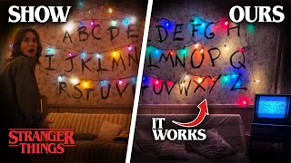 We Built the Stranger Things Living Room — Inside Our Garage!