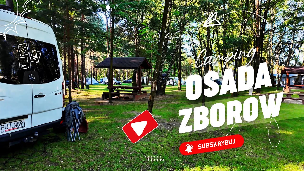 🏕️🏊‍♂️ Osada Zborów - camping z basenem na Szlaku Orlich Gniazd