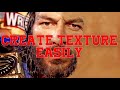 Create face texture easily on Photoshop - WWE 2K
