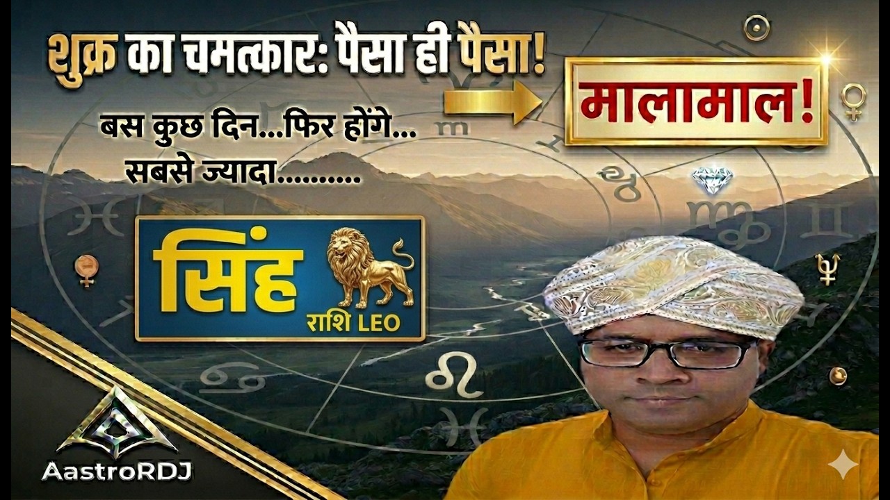 सिंह राशि: आज से शुक्र देव होंगे उच्च के! अचानक बरसेगा गुप्त धन 💰