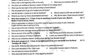 2nd Year English Subjective Paper Group 2 2026 | 12th Class English Group 2 Paper 2026