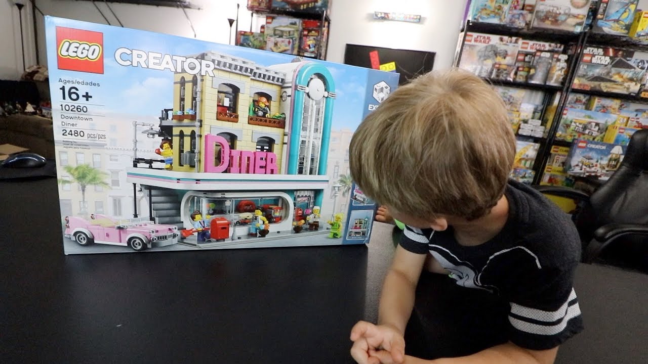 STARTING THE LEGO DINER W/MRS BRICKITECT - YouTube