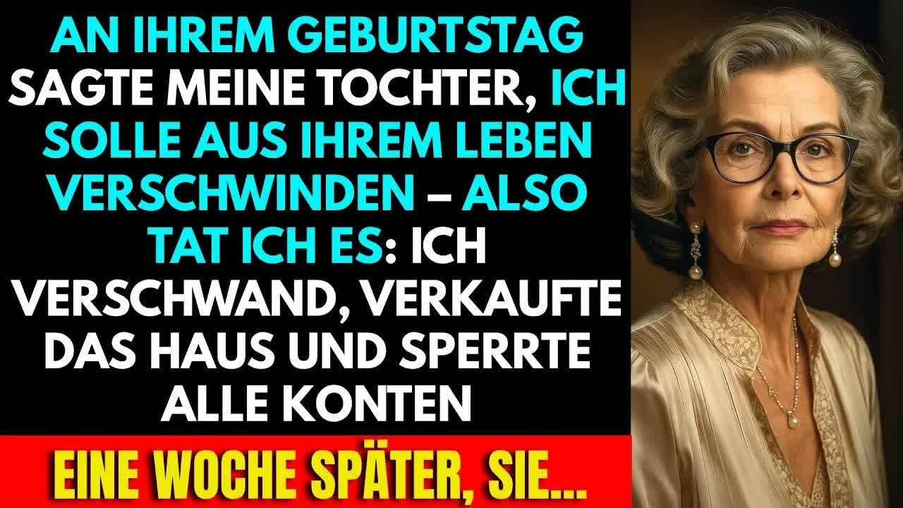 Zum Geburtstag Meinte Meine Tochter, Das Beste Geschenk Wäre Mein Verschwinden – Also Ging Ich