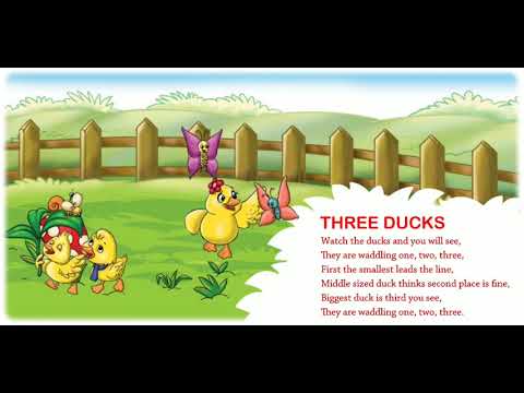 Three Ducks | Nursery Rhymes & Songs for Children I Animated I Firefly Rhymes