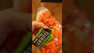 I eat baby carrots very aggressively in this video