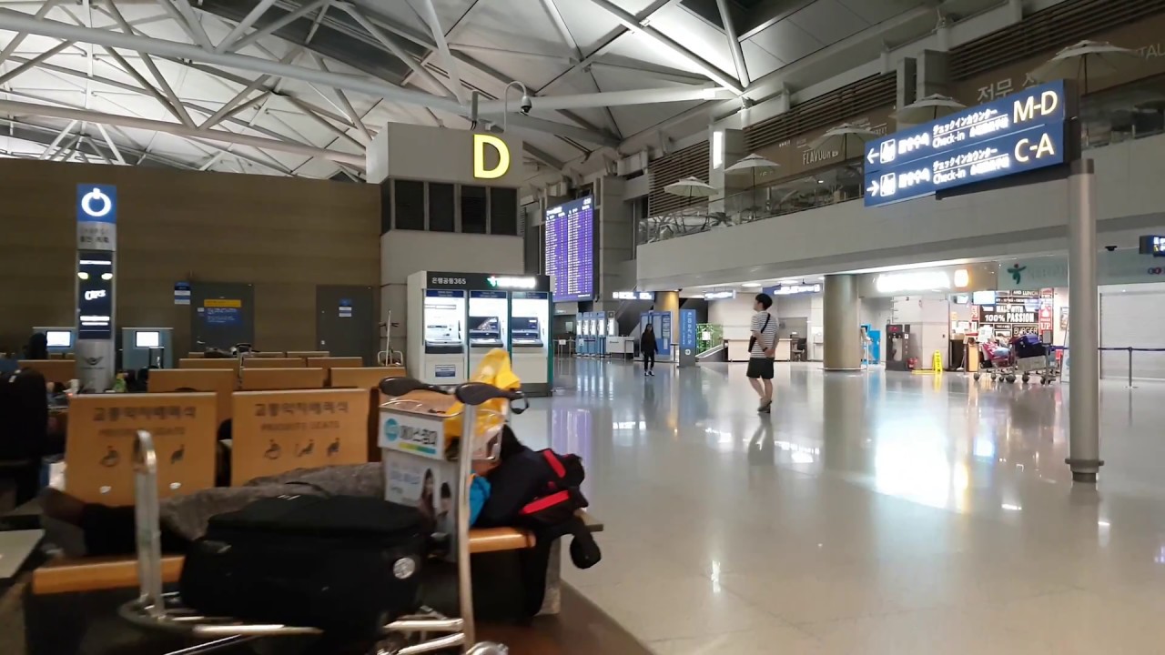 Midnight sleeping at Incheon International Airport YouTube