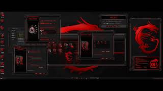 MSI Dragon Red Ultimate Theme edition for Windows 11 21h2++ preview