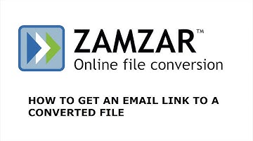 How to get an email link to a converted file