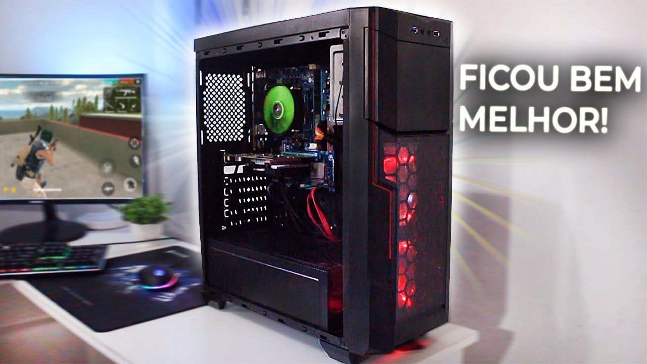 TROQUEI O GABINETE DO PC DO MEU PRIMO! OLHA COMO FICOU! smartphone 5g