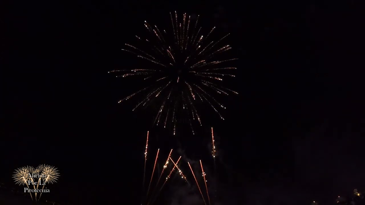 fuegos artificiales 2024 , Villanueva De La Cañada, Pirotecnia Del Mediterraneo