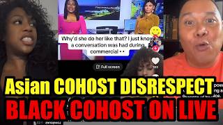 Asian News Anchor INSULTS and MOCKS  Black News Anchor on Live, Black Folks LOST IT