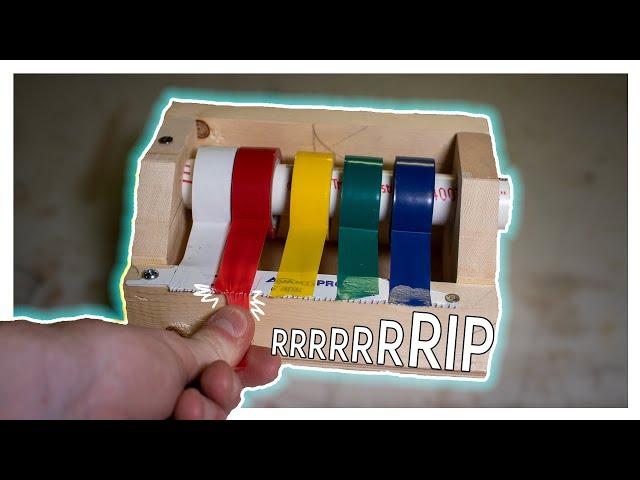 I Made a Multi Roll Tape Dispenser from Scratch! 
