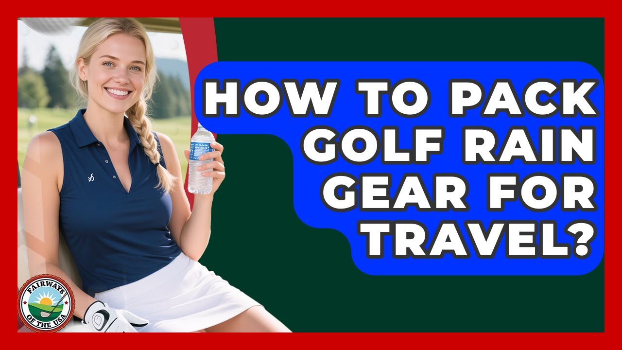 How To Pack Golf Rain Gear For Travel? - Fairways of the USA