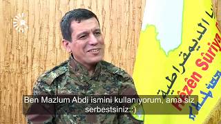 Mazlum Kobani'den ismiyle ilgili soruya cevap Resimi