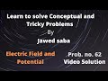 How to solve Prob 62 of Ch 29 Electric Field and Potential H C Verma Book 2