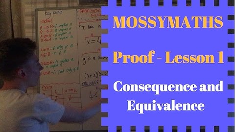 Proof - Lesson 1 (Consequence and Equivalence)
