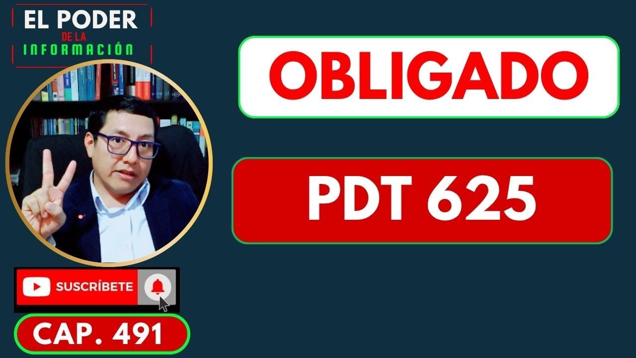Me están obligando a usar el PDT 625: ¿Qué dice la norma? - YouTube