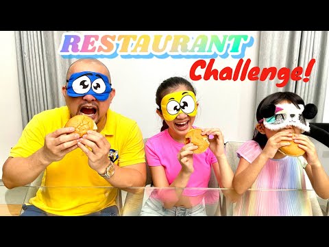 GUESS THE RESTAURANT CHALLENGE and WIN NEW IPHONE 12 PRO MAX   KAYCEE   RACHEL in WONDERLAND