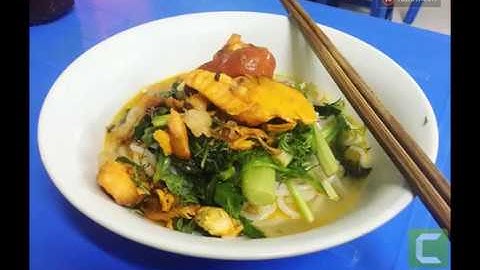 [Travel to Vietnam] Bún cá Thái Bình - Thai Binh fish noodle in Ha Noi city