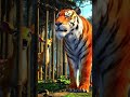 একটি বাঘ একটি হরিণকে খাঁচায়  আটকে রেখেছে। A lion trapped a Deer. #highlights #cartoon #viralshort