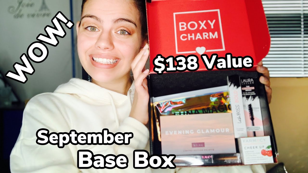 SEPTEMBER BOXYCHARM BASE BOX UNBOXING AND TRY ON