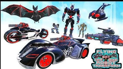 Flying Bat Robot Transformation || Heavy Car Robot Transform || LA LA GAMES