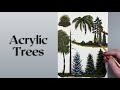 Beginner Tree Tutorial - Acrylic Paint