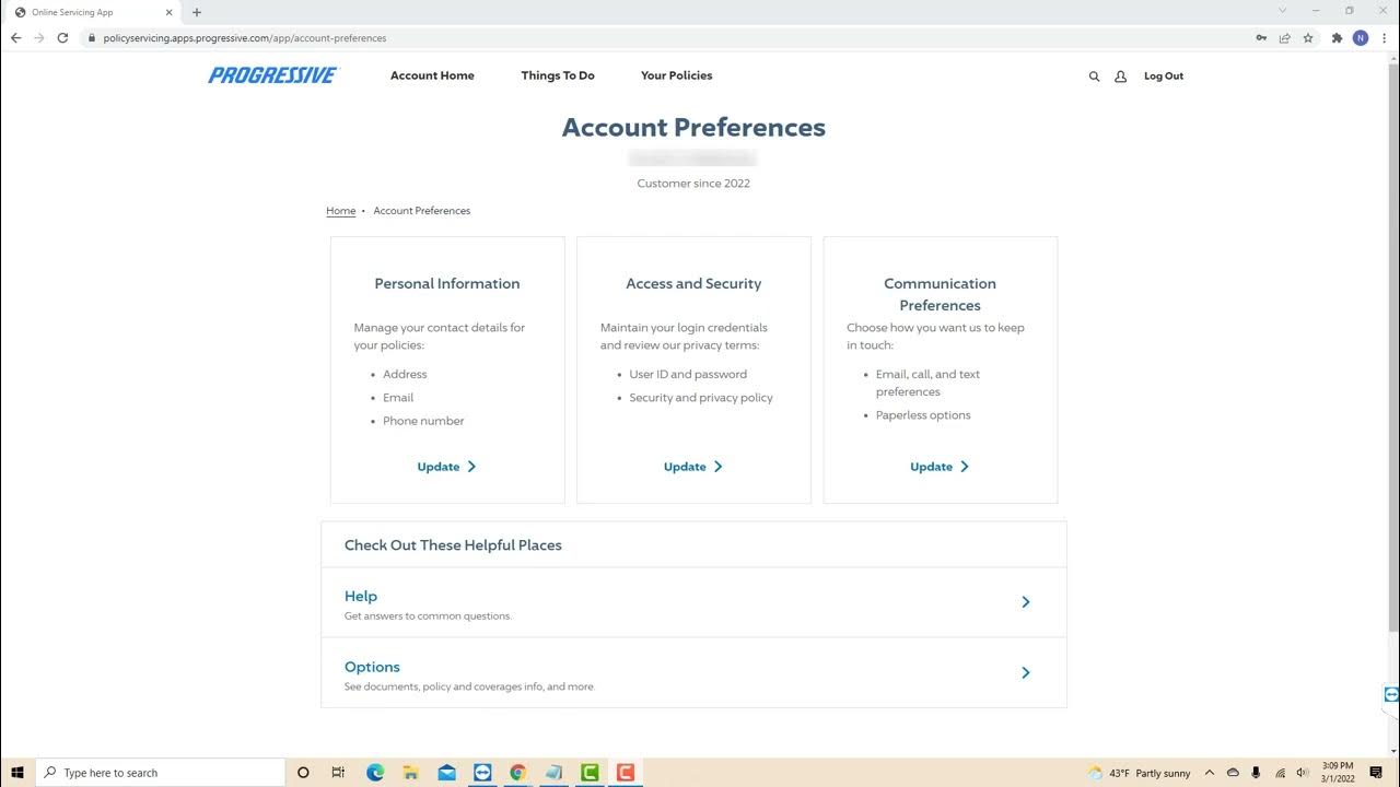 How to Update Your Progressive Auto Insurance Phone Number Online YouTube