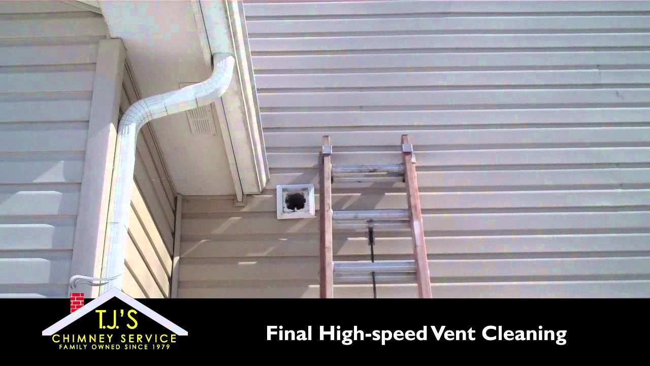 Dryer Vent Cleaning from TJs Chimney Service Greenfield, IN YouTube