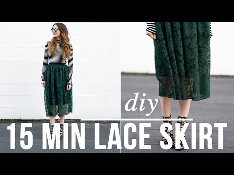 Video: How To Sew A Lace Skirt