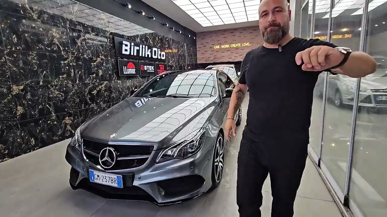 İtalya'dan Türkiye'ye Mercedes E200 Coupe LLumar Cam Filmi