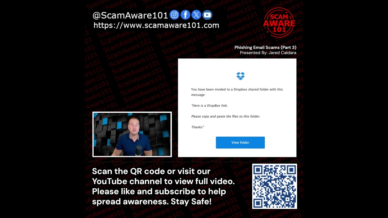 Fake Dropbox Email Scam (Phishing Email Example) - Recent Online Scams and Fake Emails