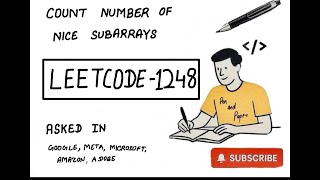 🔥 LeetCode 1248: Count Nice Subarrays | Sliding Window (At Most K) Trick for MAANG Interviews!