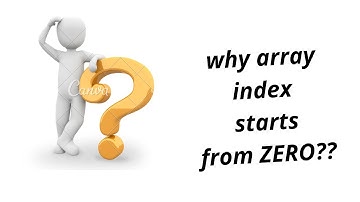 why array index starts from 0  ??