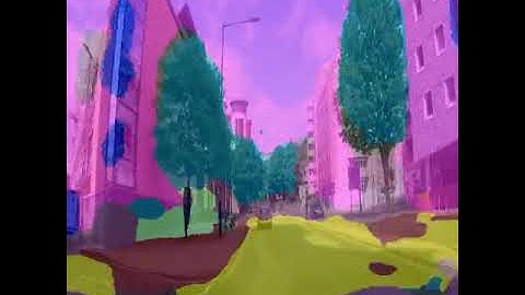 DMANet Real-Time Semantic Segmentation - Initial Result