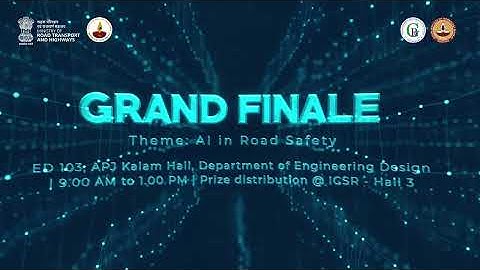 The countdown begins | One day to go | National Road Safety Hackathon 2025 | CoERS | IIT Madras