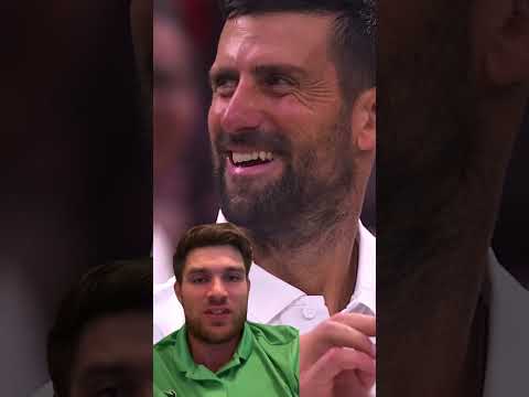 ELLE MET UN COUP DE CISEAU À NOVAK DJOKOVIC ?! #tennis #tennislove #tennislife #djokovic