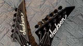 Mij vs Mii used Jackson Rhoads guitars