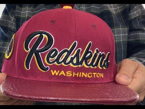 Redskins 'TEAM-SCRIPT STRAPBACK 